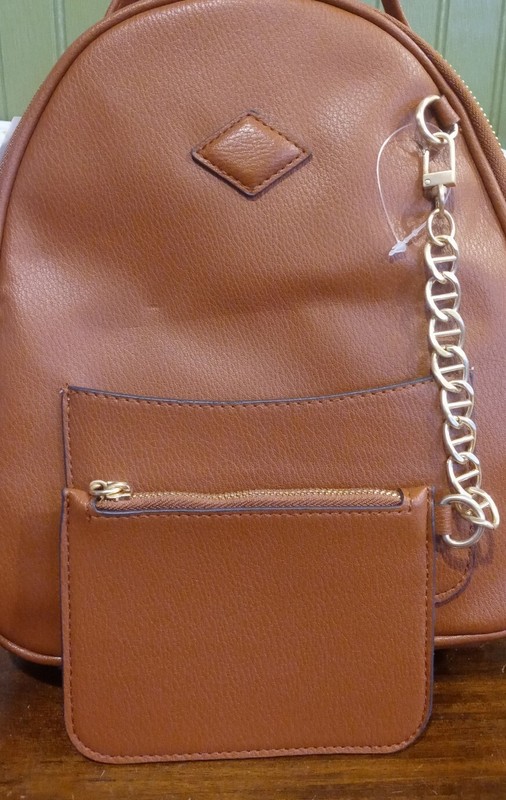 Time and Tru Mini Backpack with Detachable Coin Purse - Brown gallery