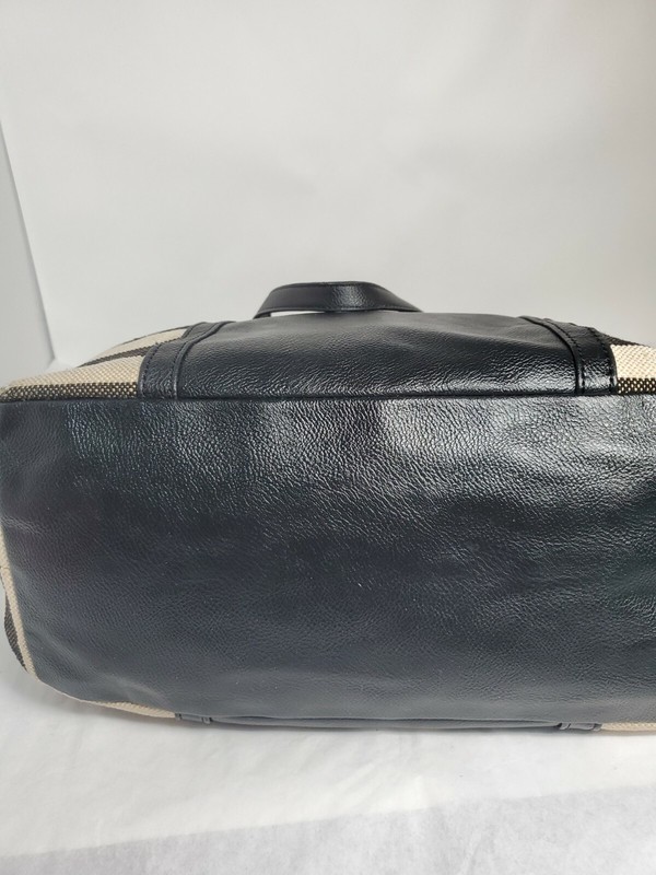 Nine West Extra Large Tote Bag Woman Overfill textile/ man made 14x18x6" gallery
