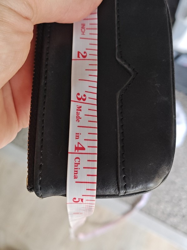 Rebecca Minkoff Leather Black Mini Wallet Zip Close Women's Keychain Card holder gallery