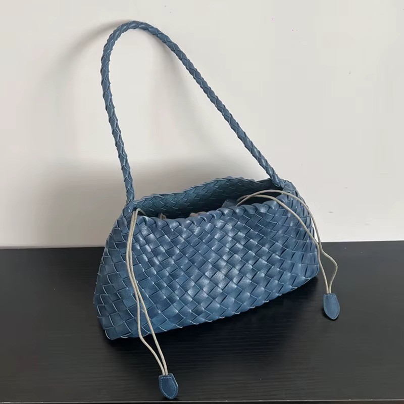 Hand Woven PU Women Bag Bucket Crossbody Holiday Casual Summer Bucket Bag gallery