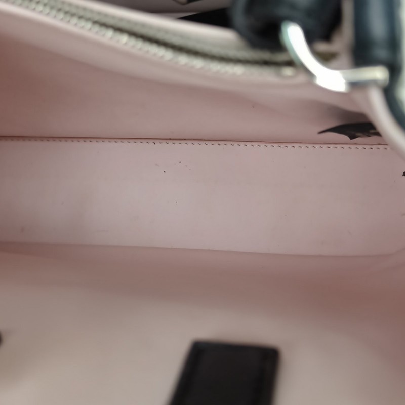 FENDI PETITE 2JOURS Small Size Colorblock Calfskin Shoulder Bag gallery