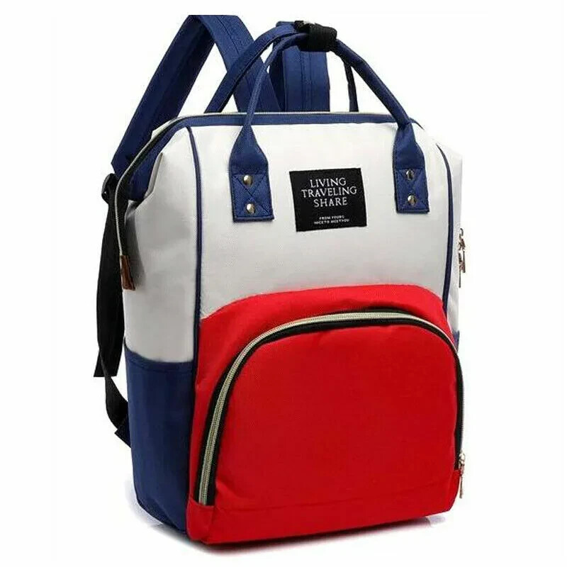 Multi-use Large Mummy Baby Bag Backpack Diaper Nappy Changing Travel Waterproof