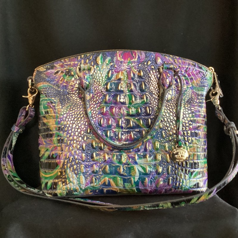 Brahmin “Visionary” Duxbury Leather Satchel in Excellent LKNW Condition