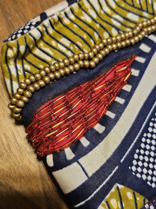 Ankara Goddess Wristlet Clutch Bag African Print Tribal Coin Purse Artist Made gallery