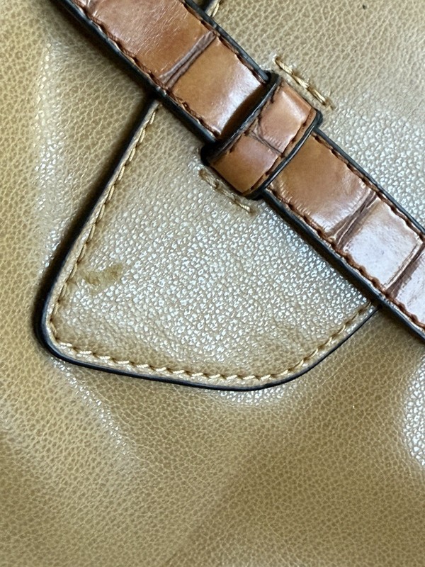 Tod’s Two-Tone Brown Suede Leather Handbag w/Original Tag and Dust Cover gallery