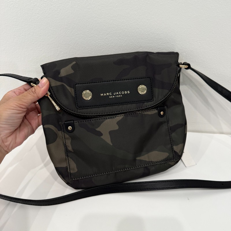 MARC JACOBS PREPPY NATASHA NYLON MINI CROSSBODY BAG 4S5HMS035H02 CAMO