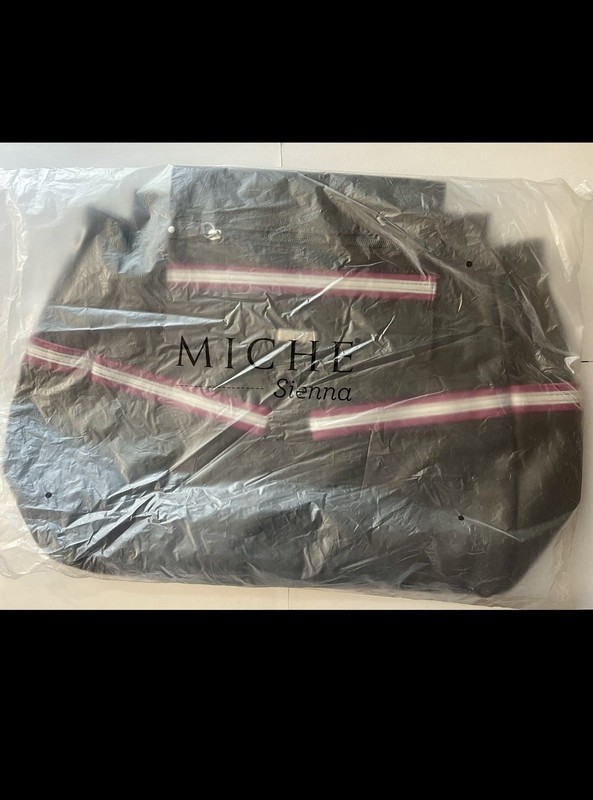 Miche Prima Large Sienna Shell Cover ONLY Brown Faux Leather No Straps (Ref#008)