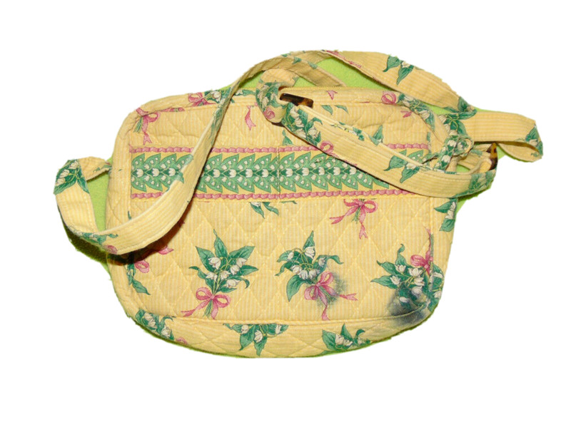 Vera Bradley Rachel Folkloric Floral Small Purse Pink Yellow NWT Bag