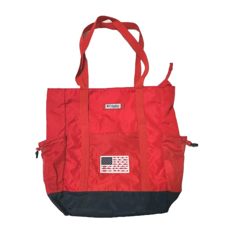 Columbia PFG Terminal 22-Liter Zip Closure Red Tote Shoulder Bag