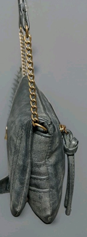 GORGEOUS MISSIMO MARBLED BLACK AND GRAY CROSSBODY BAG W/CC SLOTS AND POCKETS gallery