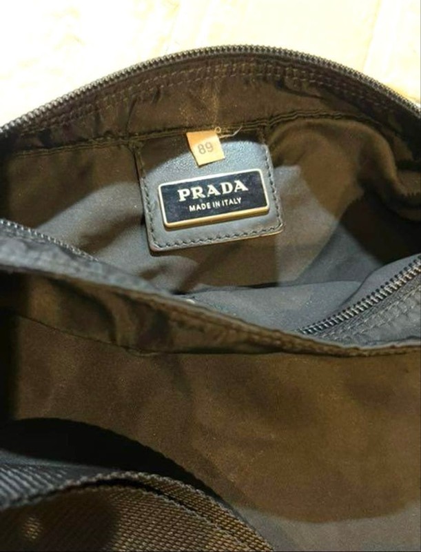 PRADA Shoulder Crossbody Bag Accessory Pouch Black Strap 128cm Womens Auth gallery