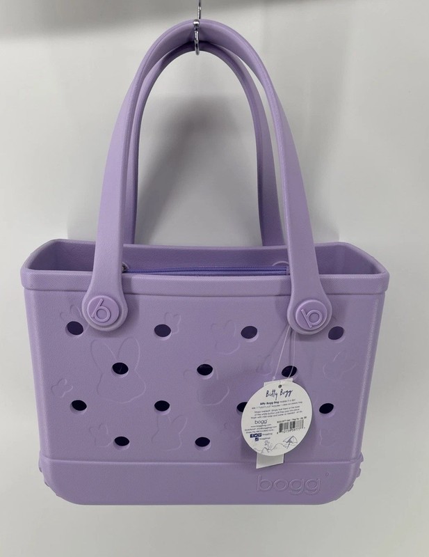 Bogg Bag Bitty “Peep You” Lilac Bunny Easter Handbag 8.5x11x4.5in NWT