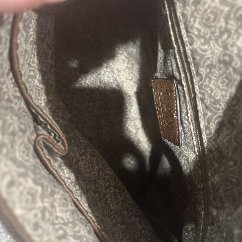 NWOT Joy Susan Cognac Brown Vegan Leather Crossbody Bag gallery