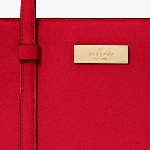 Kate Spade Kenzie Limited Edition Small Tote Bag KI926 Cherry Red Purse NWT $329 gallery