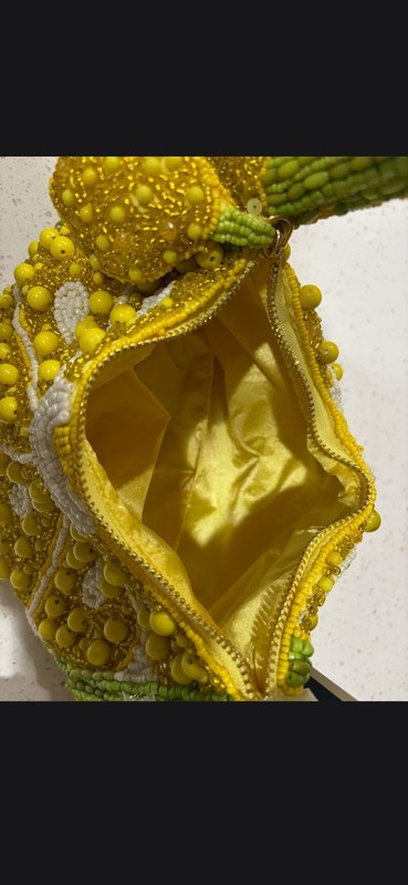 Beaded Lemon 🍋 Fruit slice, Summer Shoulder Bag, Viral Tiktok