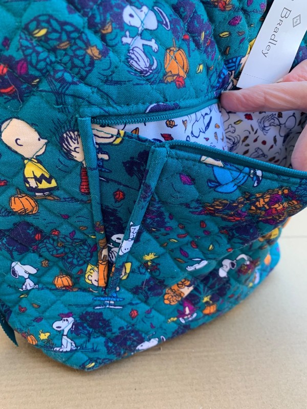 VERA BRADLEY x Peanuts Fall Meadow Mini Totepack Backpack NWT gallery