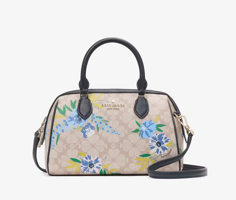 Kate Spade New York Spade Flower Flora Small Dolly Duffle Crossbody Purse