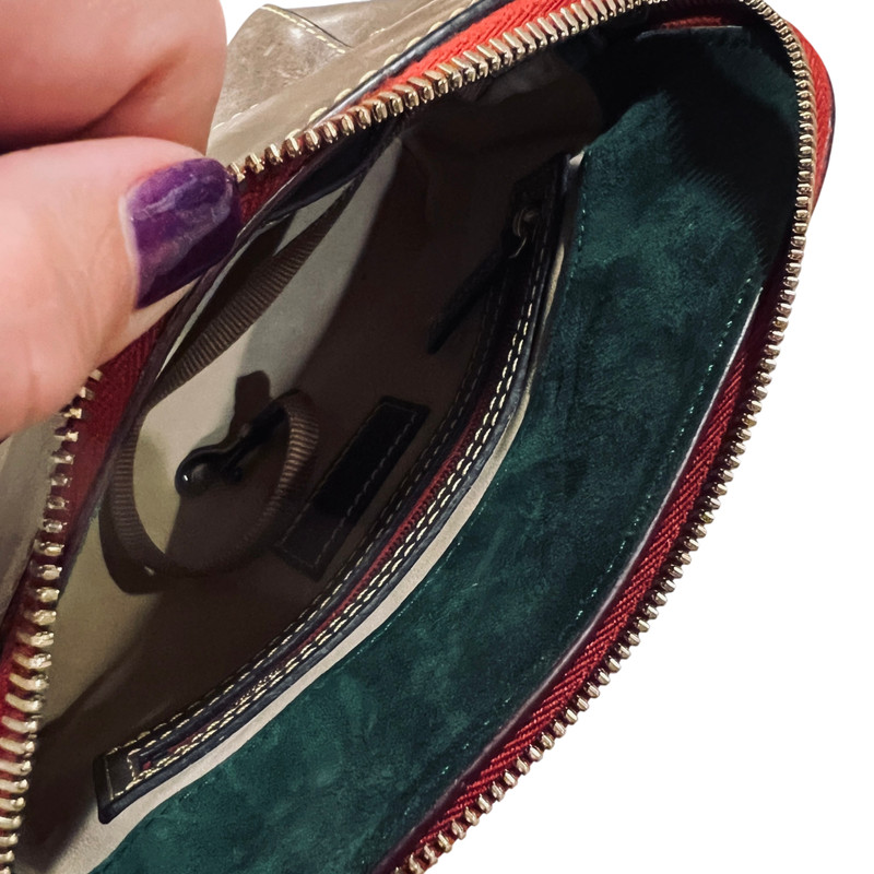 Dooney & Bourke Florentine Cameron Elephant Gray Leather Crossbody Shoulder Bag gallery