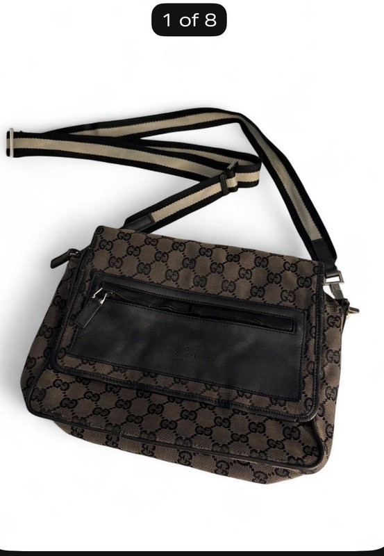 Gucci GG Monogram Canvas Shoulder Bag