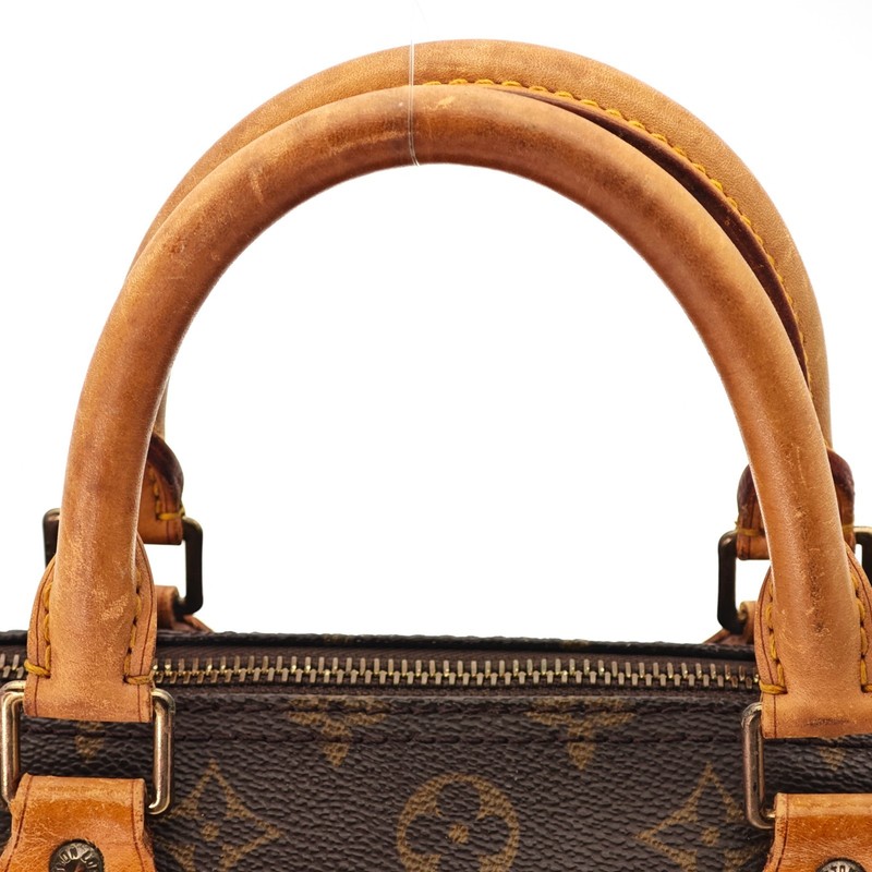 LOUIS VUITTON Speedy 30 Monogram M41526 Handbag Boston Brown 0183 gallery