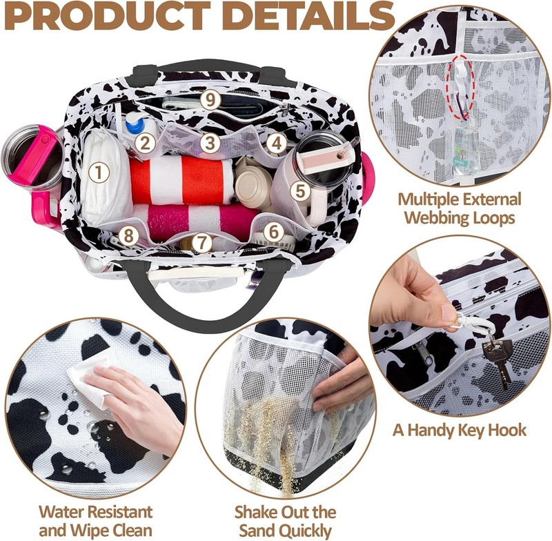 Nyton Beach Bag Organizer Insert Only Compatible with Extra Large Simple Modern gallery