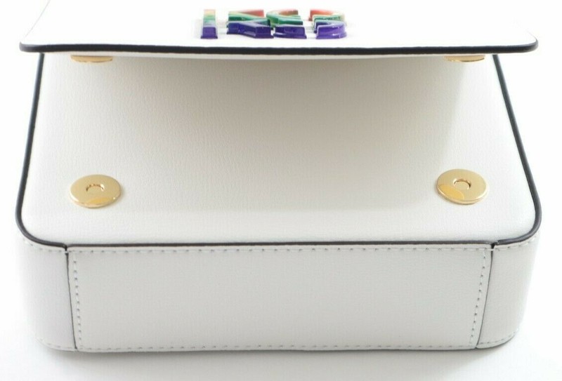 Michael Kors Pride Small Convertible Leather Shoulder Bag Optic White NWT$448.00 gallery