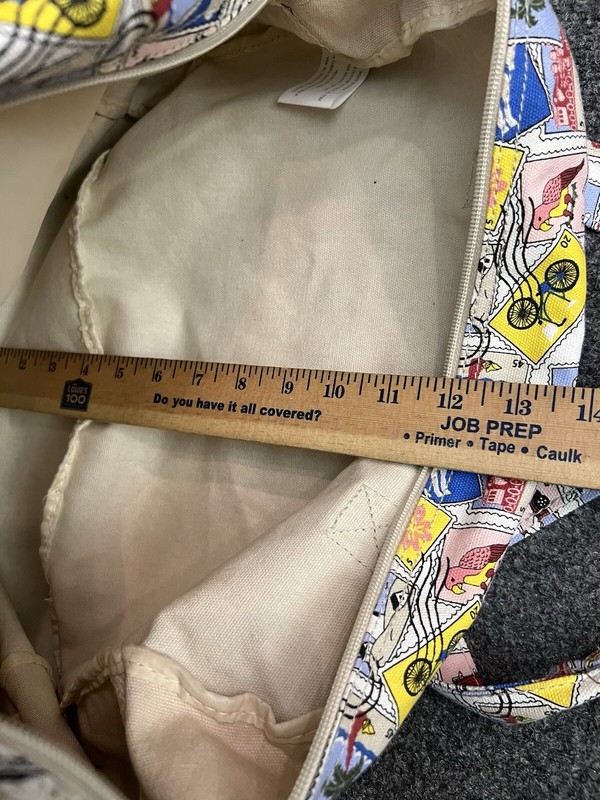 weekender travel bag Time And True O/s Funky Whimsical Stamps gallery