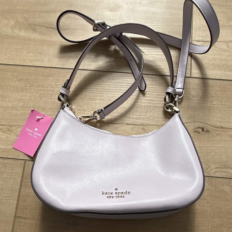 kate spade new york Lilac Moon Small Crescent Crossbody Zip, Detachable Strap