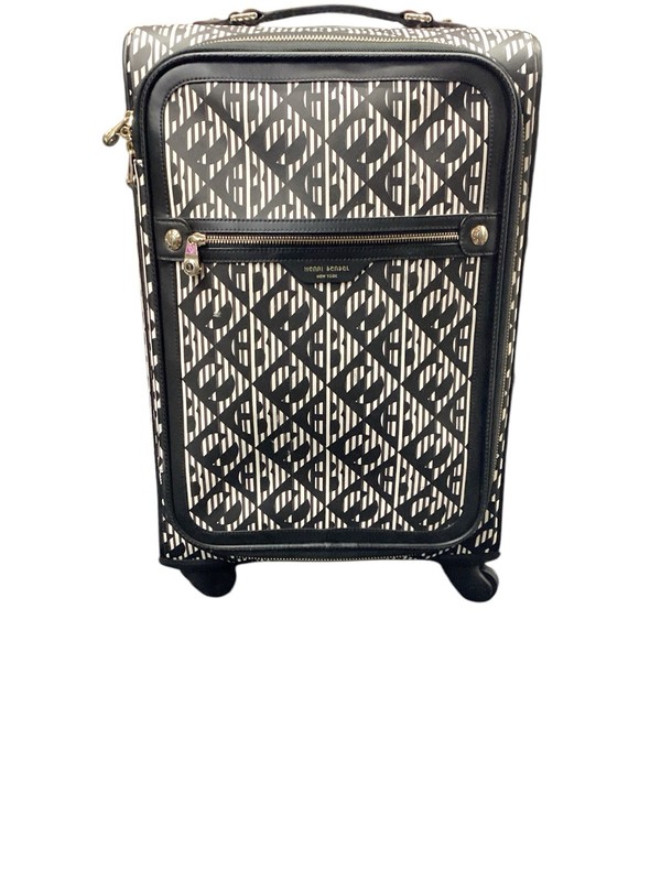 Henri Bendel West 57th 360 Wheelie Bag Modern Monogram Optic HB Print