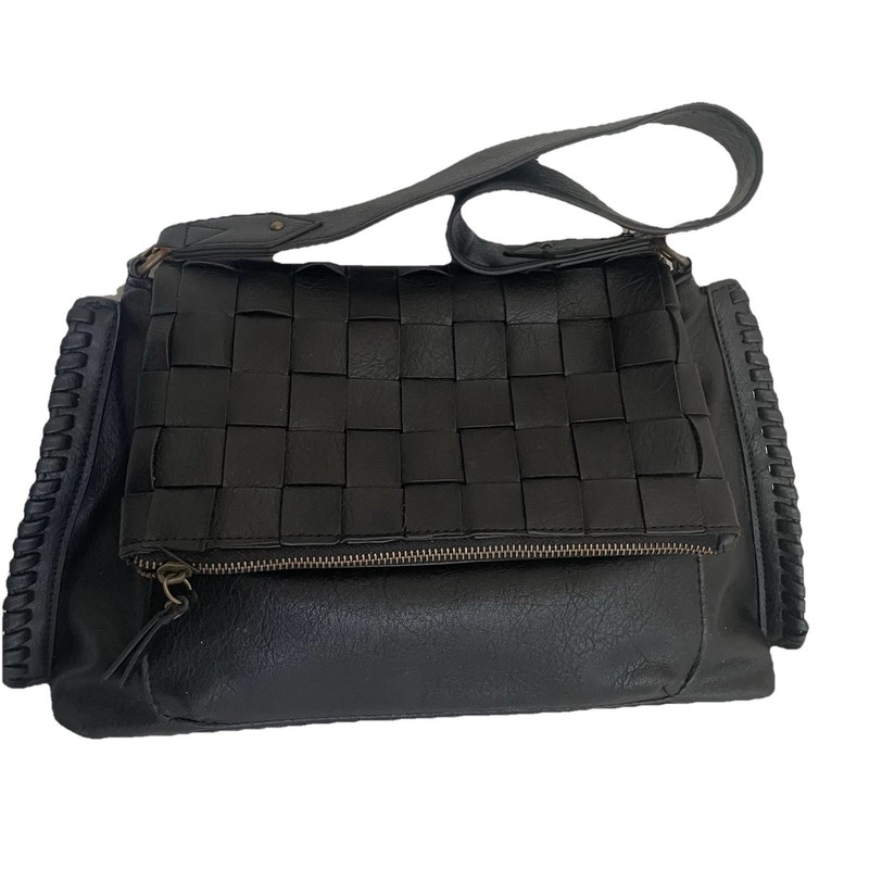 Time And True Women’s Purse Buisness Casual Cottage Boho Festival Black Hippie