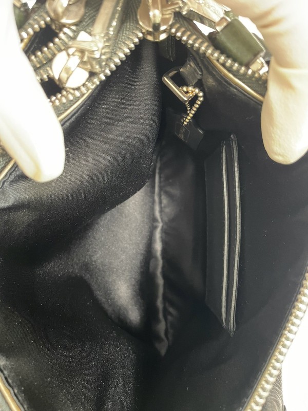 COACH Authentic Handbag The Mini Borough Bag In Leather Dark Green Color gallery
