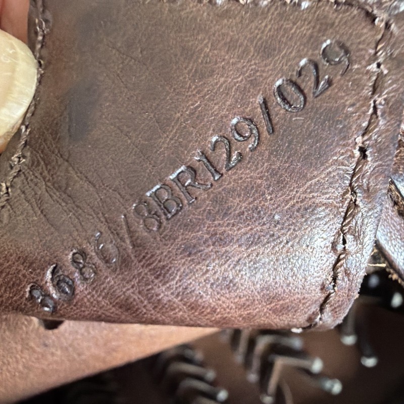 Fendi Whipstitch Oyster Leather Brown Bag Vintage Fall 2002 Excellent Condition gallery