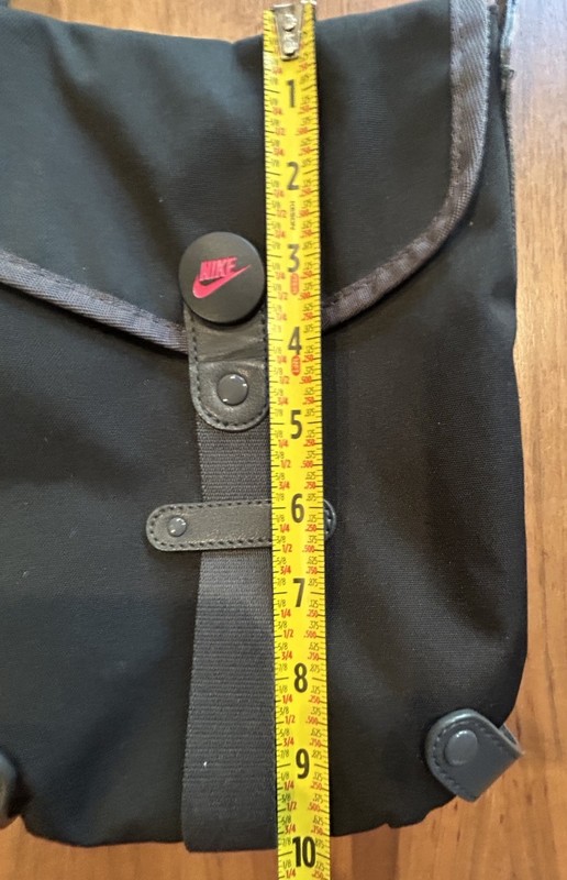 Nike Black Pink Mini Adjustable Shoulder Bag 10x7 gallery