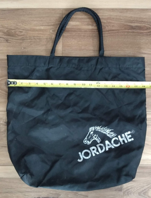 V I N T A G E Jordache Nylon Tote Bag 1980's Snap Top Monochrome Mall Retro Prep gallery