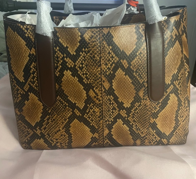 Radley Hillgate Place Large Open Top Tote in Python Snake Print gallery
