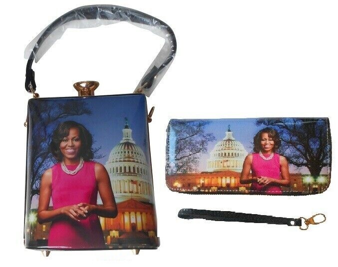 Michelle Obama Tote bag & Wristlet Wallet-Gift Set