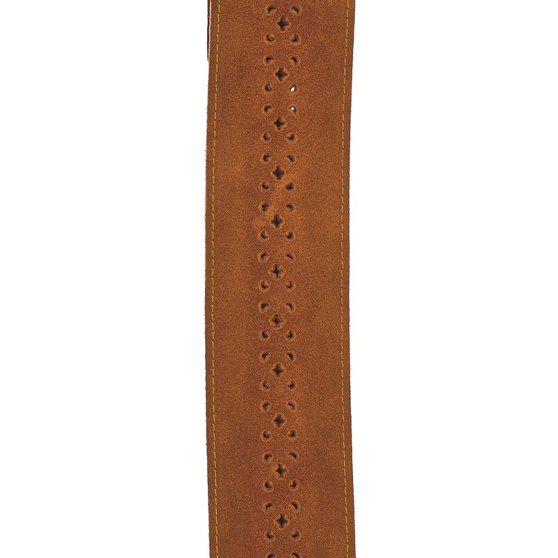 Large Camel Suede Rosetta Body Strap With Vented Cutout Design For Comfort gallery