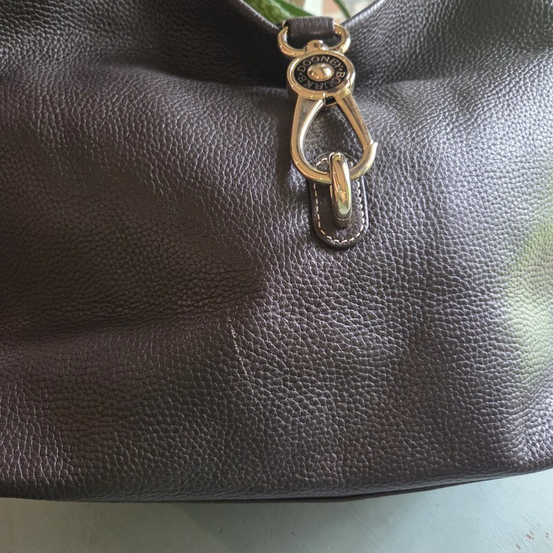 Dooney & Bourke Logo Lock Sac Pebble Leather Shoulder Bag gallery