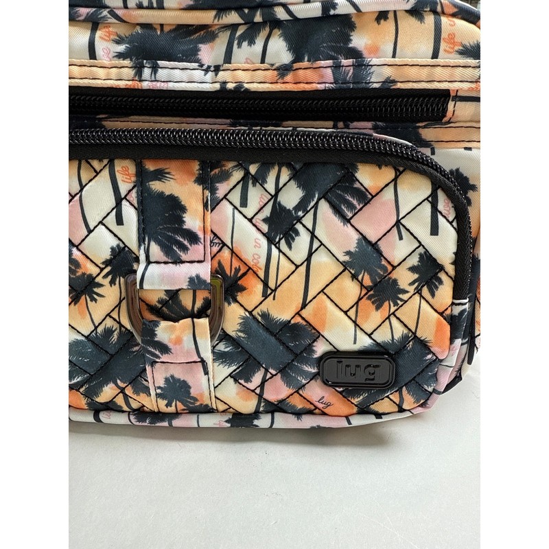 Lug Carousel Convertible Crossbody Bag Palm Sunset RFID Blocking Travel Tropical gallery