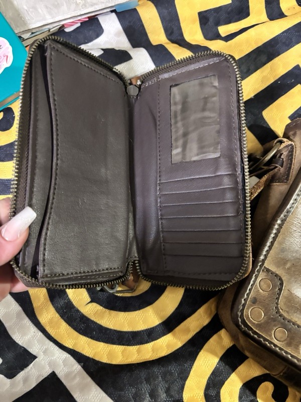 STS Ranchwear Cowhide Purse & Wallet Set Hair On Hide Western Crossbody Bag gallery
