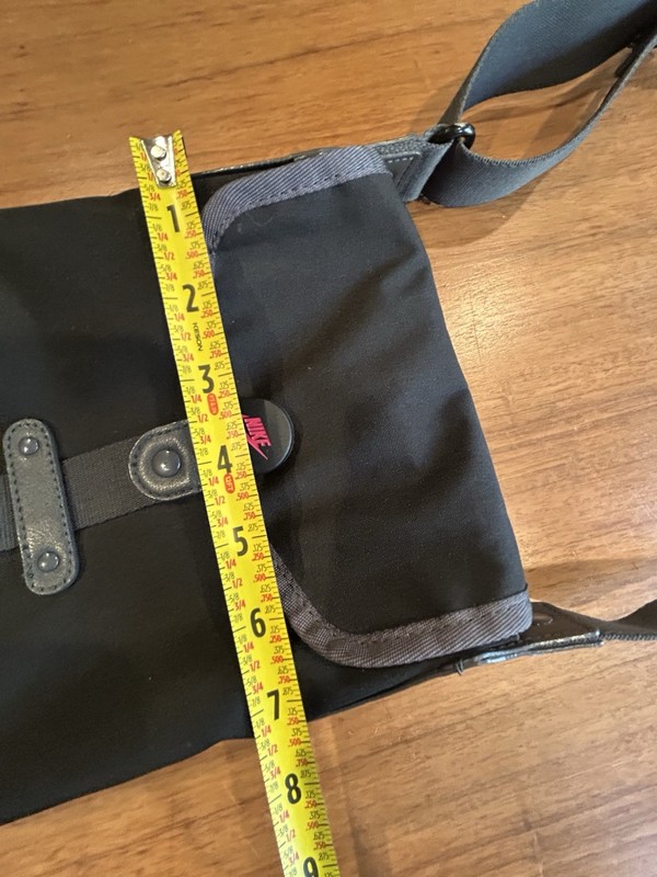 Nike Black Pink Mini Adjustable Shoulder Bag 10x7 gallery