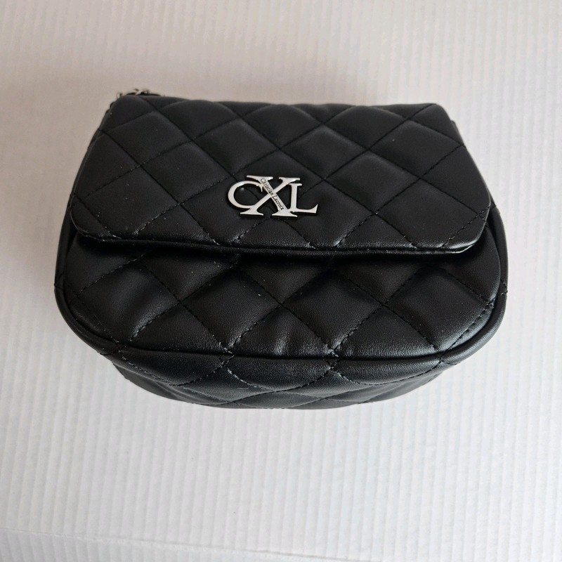 New Christian Lacroix CXL Black Valo Chain Design Shoulder Bag