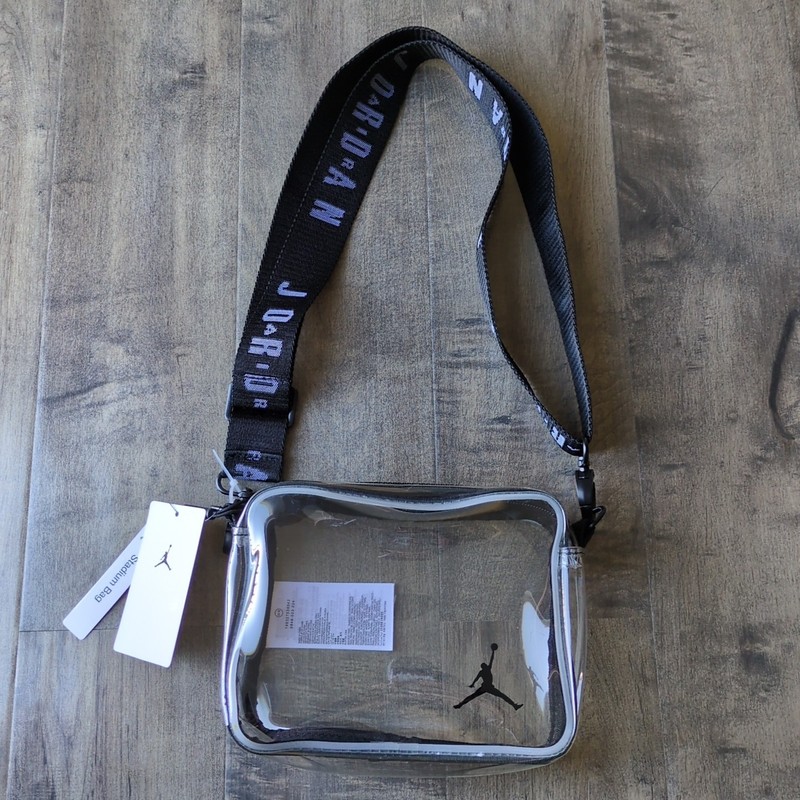 Nike Air Jordan Womens Stadium clear crossbody bag