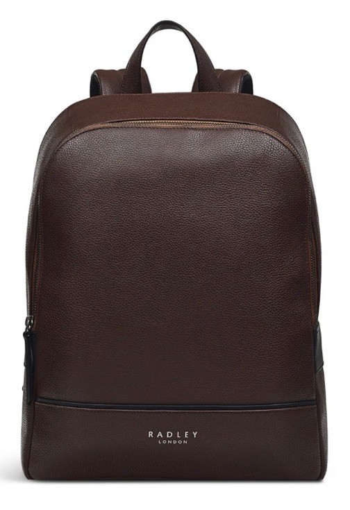 RADLEY LONDON Large Zip Around Leather Laptop Backpack Padded Adjustable Straps