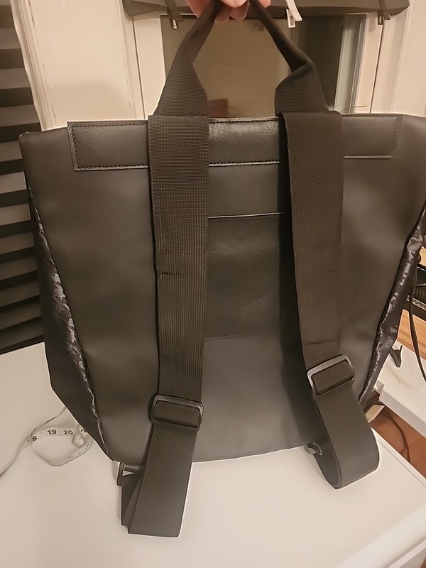 back pack Tanger Backpack Black On Black Travel Bag Houndstooth gallery