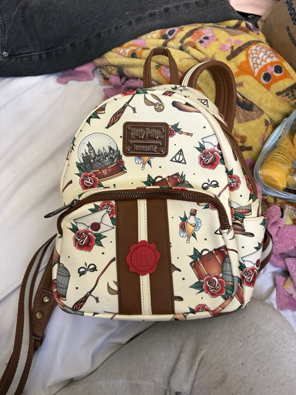 Loungefly Harry Potter Tattoo Art Mini Backpack