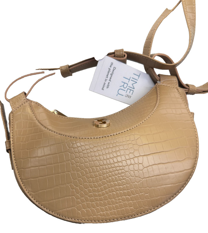 Time and Tru Women’s Olivia Crossbody Taupe O NWT Make Offer