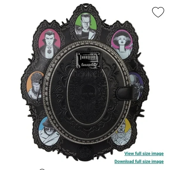 Loungefly Universal Monsters Exclusive Lenticular Glow Cameo Backpack & Wallet gallery