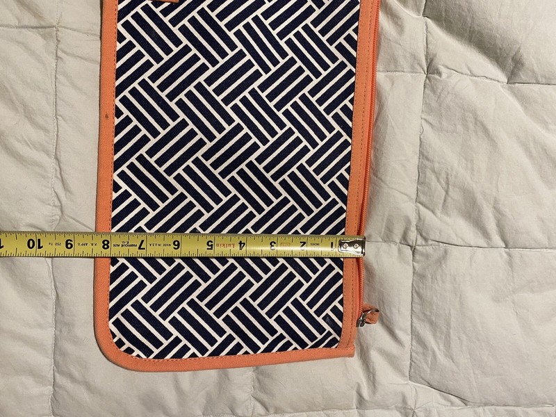 New Ame & Lulu Stay Dry Swimsuit Bag Navy & Orange gallery