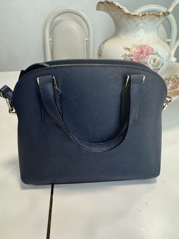 Kate Spade New York Navy bag Top Handle Bag Zip Tag Accent Designer gallery